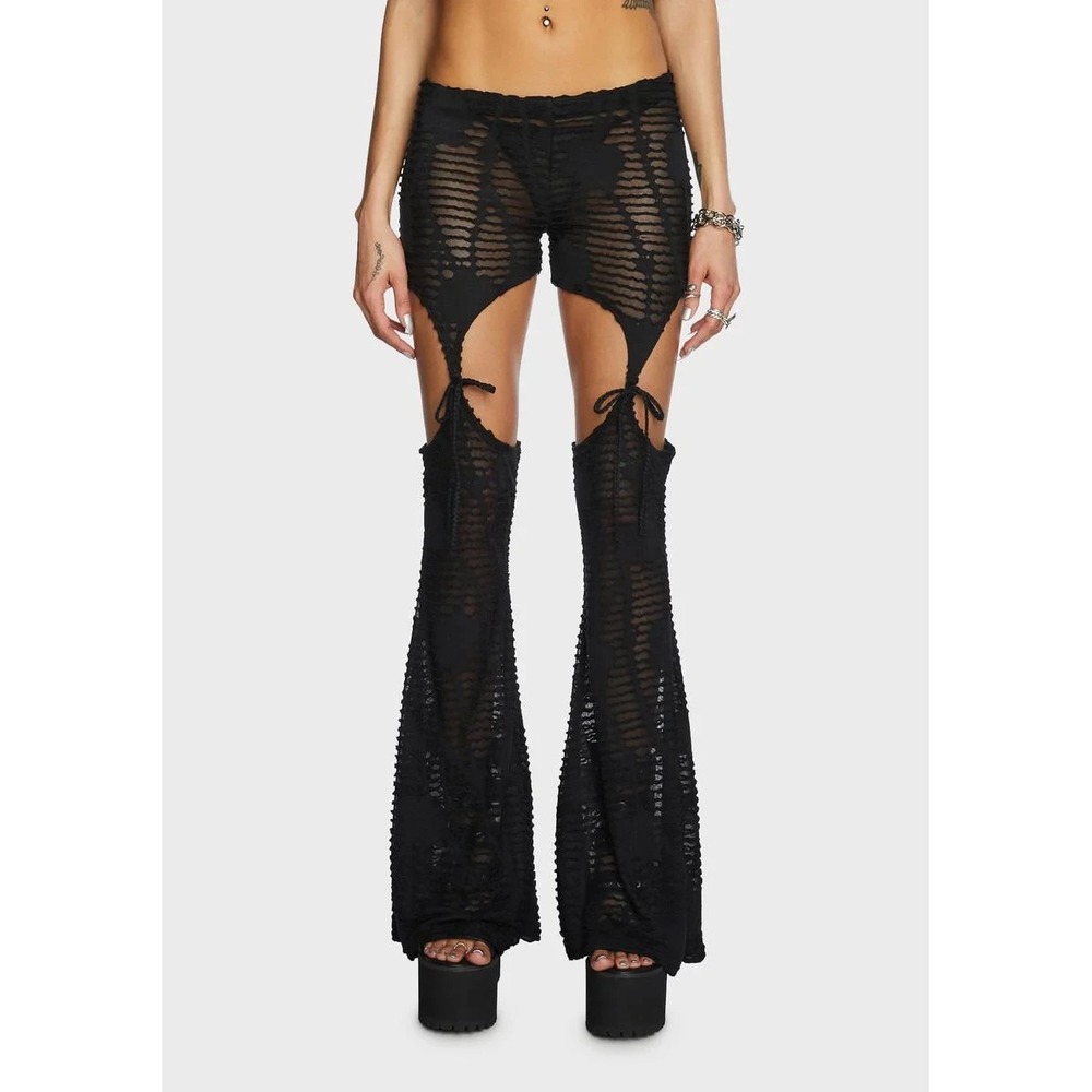 Stylish Black Flare Pants